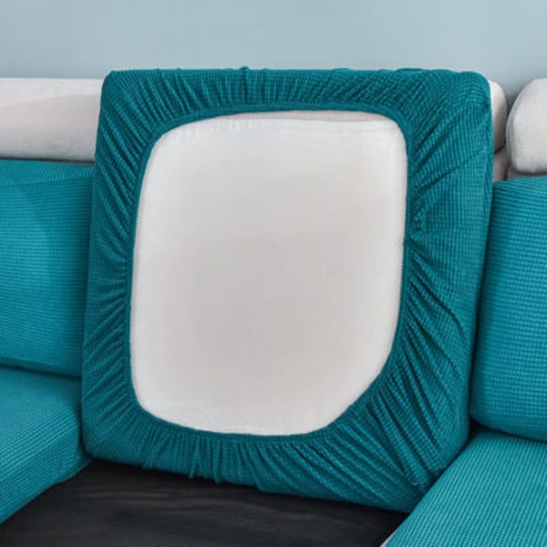 Sofa Pude Betræk Elastisk Boligindretning Ensfarvet Beskytter Sofa Betræk Personlighed Matchende Vaskbart Sofa Betræk Overtræk 10 C-1