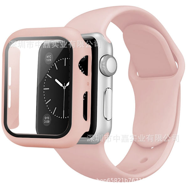 Klockarmband för Apple Watch iWatch 38mm Rosa Sand