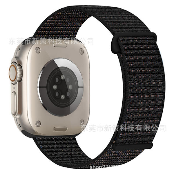 Klockarmband för Apple Watch iWatch 38/40/41/42 S10mm Svart