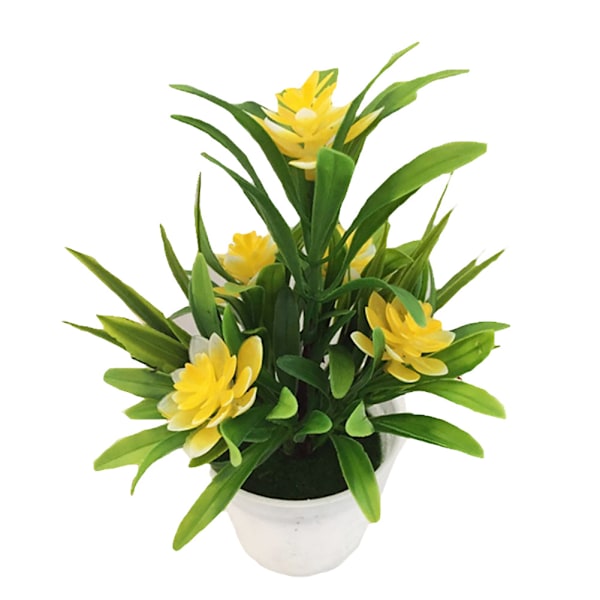 Konstgjorda Växter Bonsai Träd Simulering Krukväxter Falska Blommor Bord Krukväxter Ornament Heminredning Hotell Trädgård A2