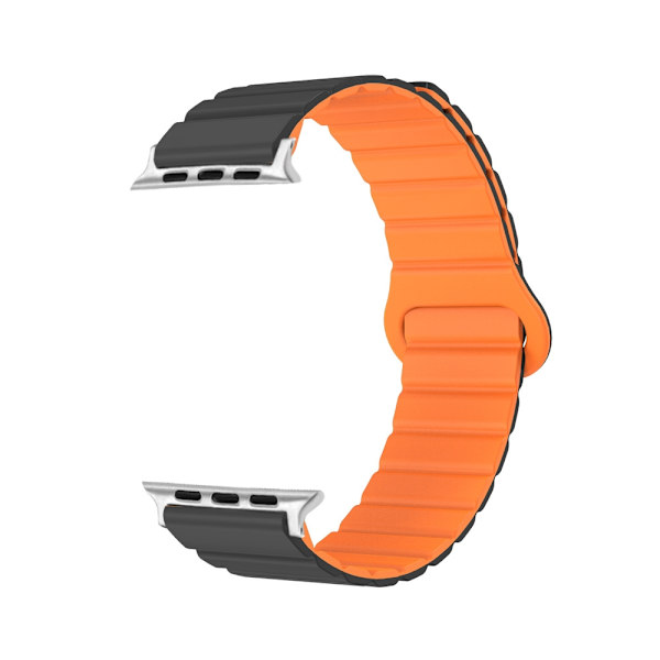 Klockarmband för Apple Watch iWatch 38-40-41mm svart + orange