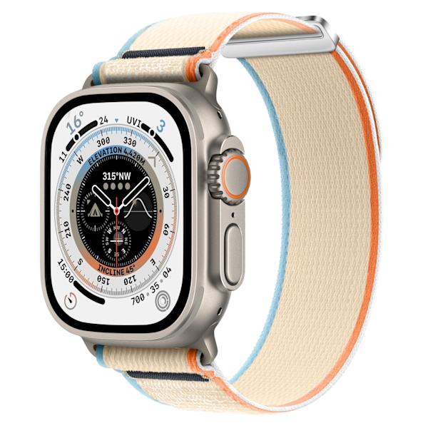 Kellon ranneke Apple Watch iWatch 38/40/41/42mm maitomainen valkoinen