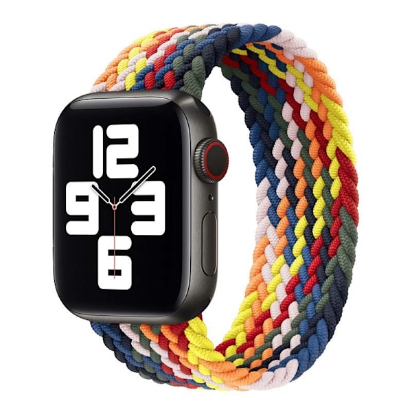 Kellon ranneke Apple Watch iWatch 38/40/41mm kellotaulun koko S ranteen ympärysmitta 141~154mm Värikäs valkoinen