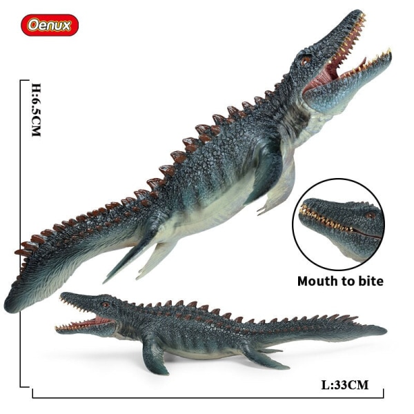 Oenux Original Savage Jurassic Indominus Rex Mosasaurus Actionfigurer Tyrannosaurus Dinossauro World Djur Modell Barnleksak without box2