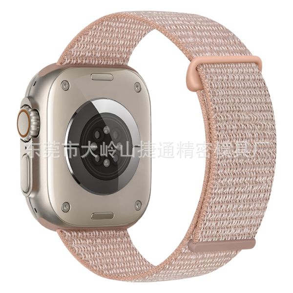 Klockarmband för Apple Watch iWatch 38/40/41/42 S10mm Rosrosa