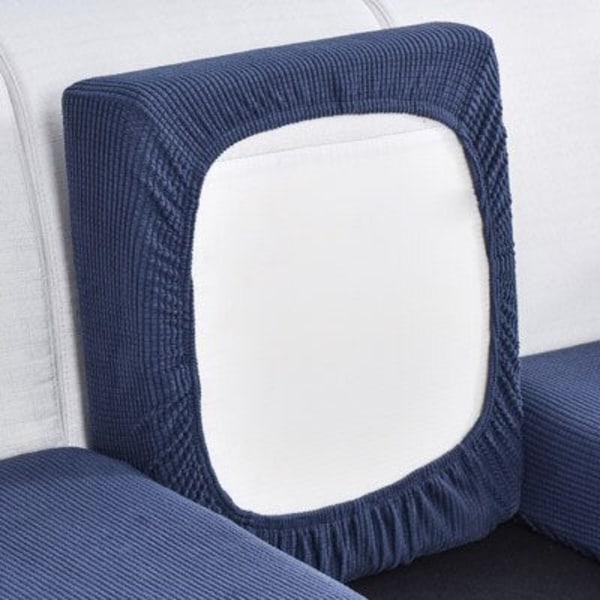 Enfärgad Tjock Elastisk Soffsittsdyna Skydd Barn Överdrag Sofföverdrag Tvättbart Avtagbart Sofföverdrag 1 st 15 XXXXL
