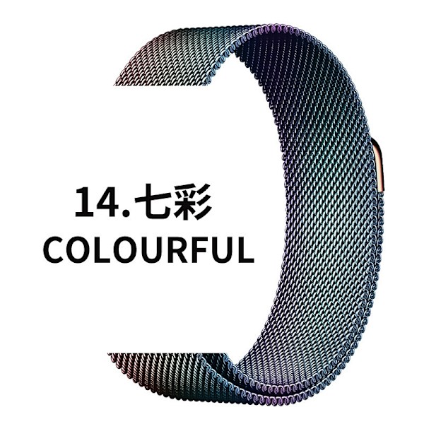 Klockarmband för Apple Watch iWatch för 1-9 generationer: 42-44-45-49mm/s10 46mm 14 färgglada