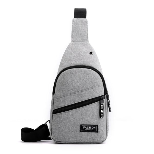 Högkvalitativ utomhusväska i polyamid och nylon för resor eller affärer Grey【Model 2】