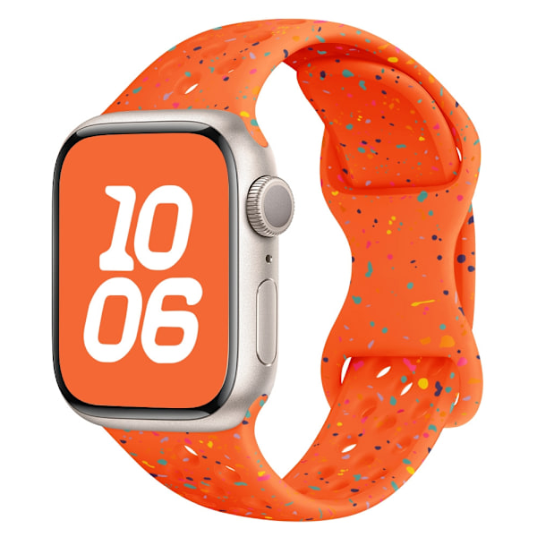 Kellon ranneke Apple Watch iWatch 38/40/41mm väri: kirkkaan oranssi