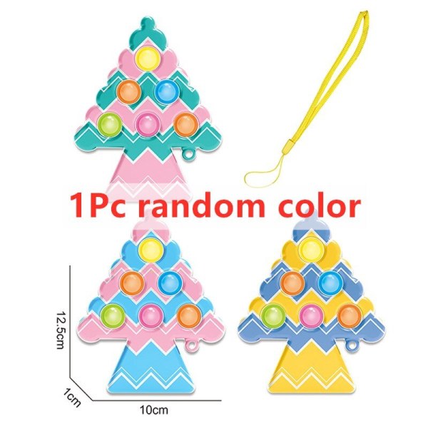 Julgran Tomte snögubbe prydnad god juldekoration till hemmet julprydnad Navidad Natal 1pc random5