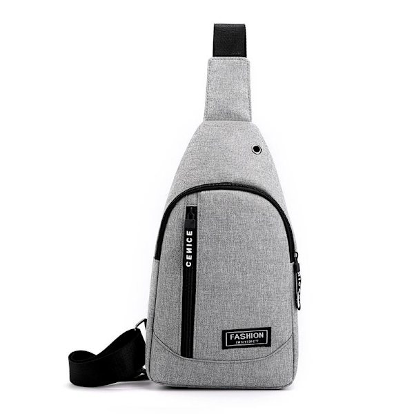 Korkealaatuinen ulkokäyttöön tarkoitettu polyamidi- ja nylon-olkalaukku matkustamiseen tai liiketoimintaan Grey【Model】