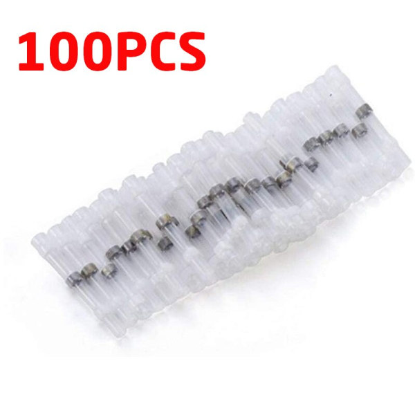 200/100/50 stk. vandtætte loddetætnings varmekrympende samlemuffer Lug Terminaler Elektrisk ledning Bil isoleret terminal As photo blue 50pcs