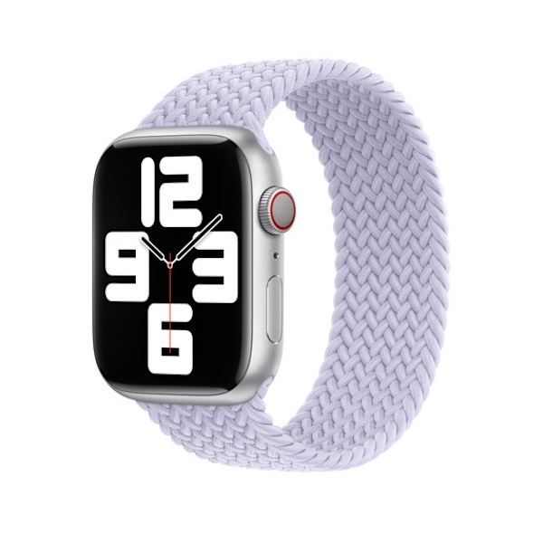 Kellon ranneke Apple Watch iWatch 38/40/41mm kellotaulun koko L ranteen ympärysmitta 167~188mm sumu violetti