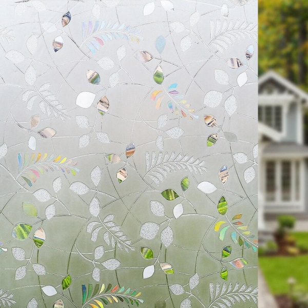 Ikkunan yksityisyyskalvo Staattiset ikkunakalvot Vinyyli 3D-ikkunatarrat Ikkunatarrat Sateenkaari-ikkunakalvo UV-suojaukseen WP1011 30x500cm