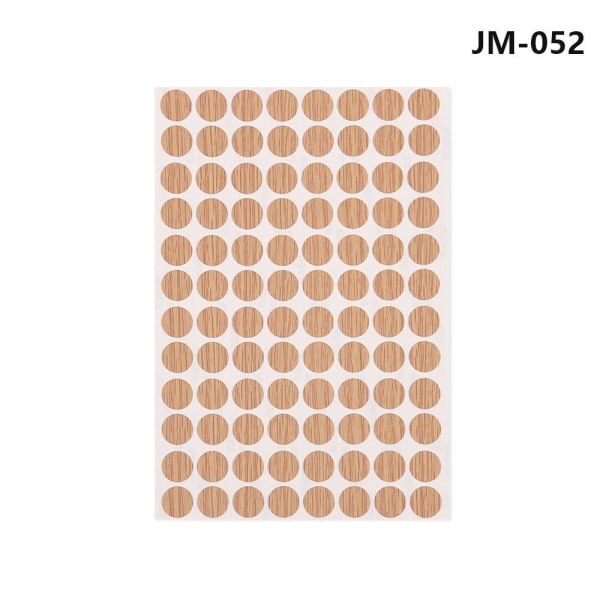 96 stk/ark 15 mm Selvklebende Dekorative Filmer Møbler Skrue Deksel Hetter Klistremerker Trehåndverk Skrivebord Skap Ornament JM-080