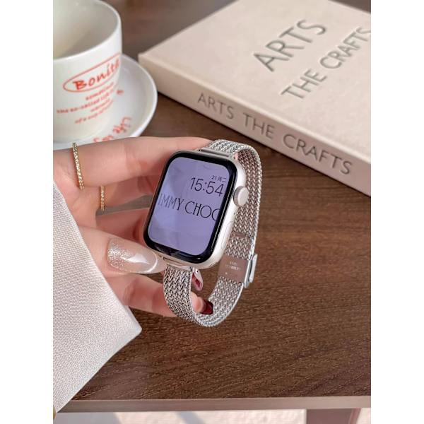 Kellon ranneke Apple Watch iWatch 1-9 SE 38-40-41mm Hopea Snap