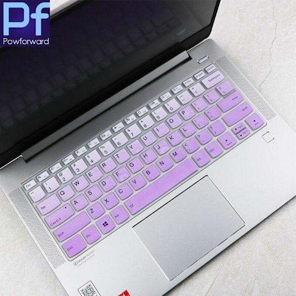 Tangentbordsskydd för Lenovo IdeaPad YOGA Slim Silikon Laptop Tangentbordsöverdrag fadeblue