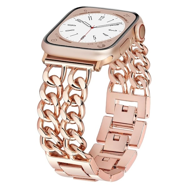 Klockarmband för Apple Watch iWatch 42/44/45/49mm Roséguld