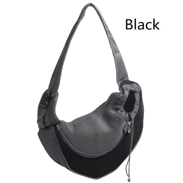 Husdjursvalp Bärväska S/L Utomhus Rese Hund Axelväska Mesh Oxford Enkel Sling Handväska Komfort Tote Väska Andningsbar Kattväska Red S
