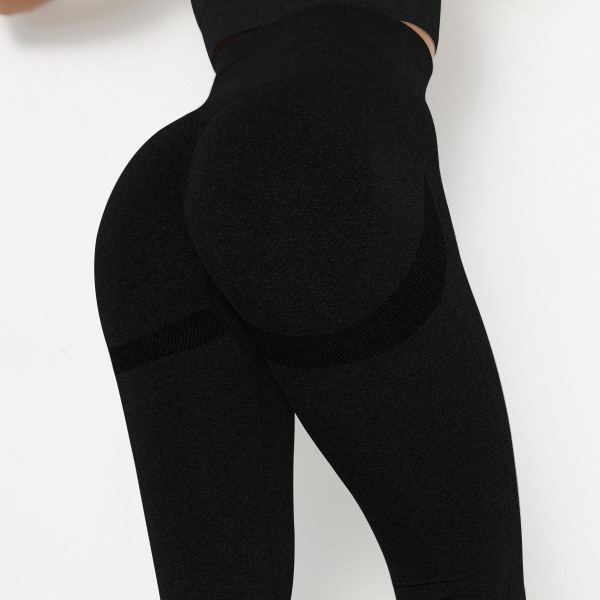 Yoga Set Träningskläder Sportset Gymkläder Toppar Och Leggings För Kvinnor Bra Dark grey set S