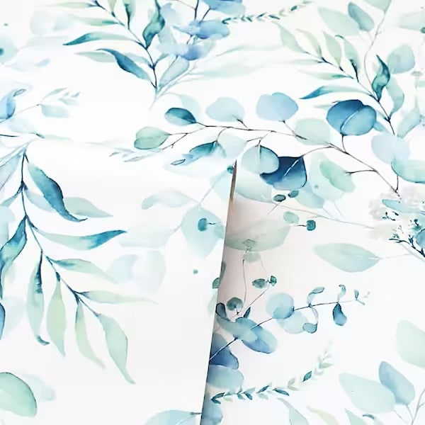 Arthouse Delicate Leaves Grønt Tapet