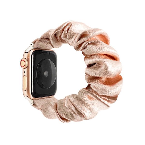 Klockarmband för Apple Watch iWatch 42/44/45/49mm Ljus Satin Ljusrosa