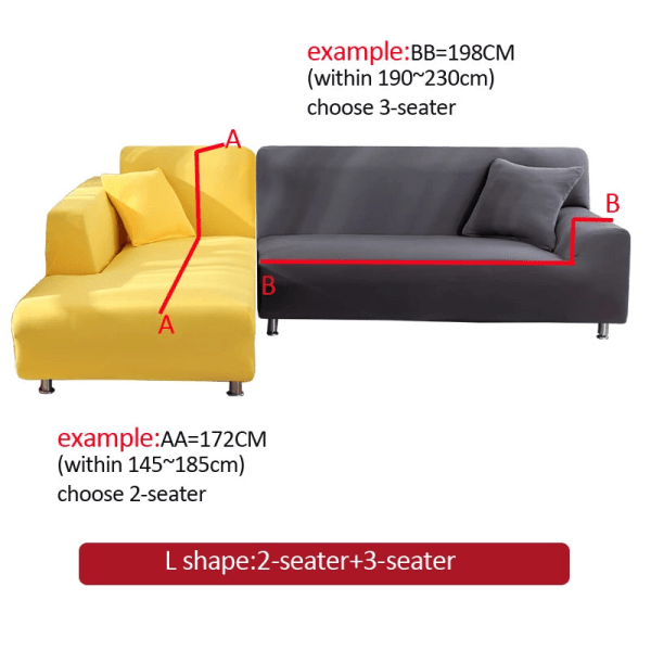 Joustavat narukuvioiset sohvanpäälliset olohuoneeseen, venyvät kulmasohvan päälliset 1/2/3/4-istuttavalle sohvalle color 9 3-seater 190-230cm