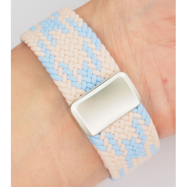 Klockarmband för Apple Watch iWatch 38/40/41/ S1042MM Blå Diamant Rosa Stjärnljusspänne