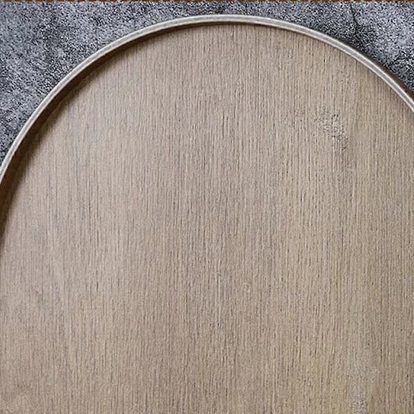 Oval kreativt brett trebrett for desserter