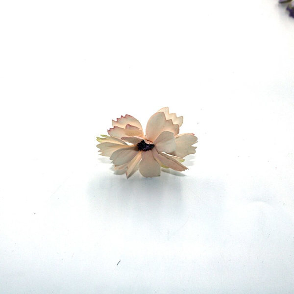Heta 50 stycken 4,5 cm prästkrage blomhuvud mini siden konstgjord blomma dekoration hem bröllopsdekoration DIY krans huvudbonad fa 3