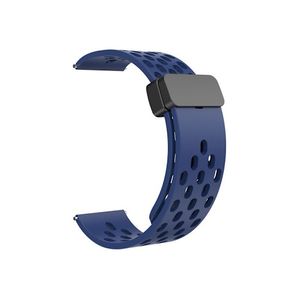 Klockarmband för Apple Watch iWatch 38/40/41 S10 42mm Midnattsblå Svart Spänne Uppgraderad