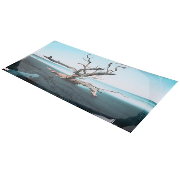 Akvaarion taustakoriste taivas kuihtunut puu 3D PVC itseliimautuva akvaarion tapetti akvaarioon 122x50cm / 48x19.7in