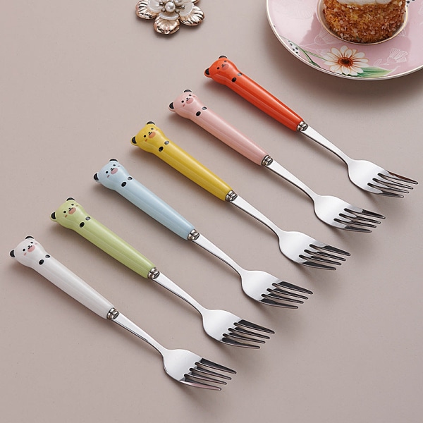Servise Students Oppbevaringsboks Reisesett Barnas Rustfritt Stål Gaffel Skje og Spisepinner Sett Matcha Spoon chopsticks two-piece set