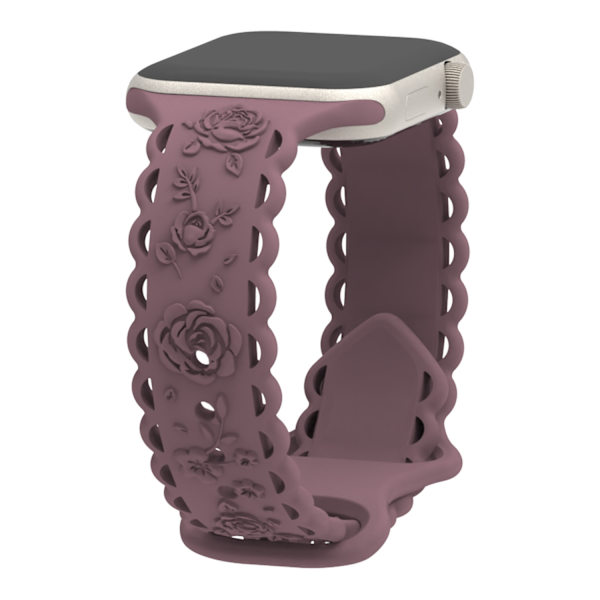 Klockarmband för Apple Watch iWatch 38/40/41 Rökig Lila