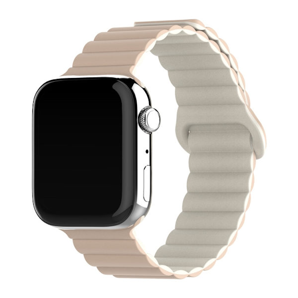 Kellon ranneke Apple Watch iWatchille S10-46mm 42/44/45/49mm Maitotee Rock Whiten kanssa