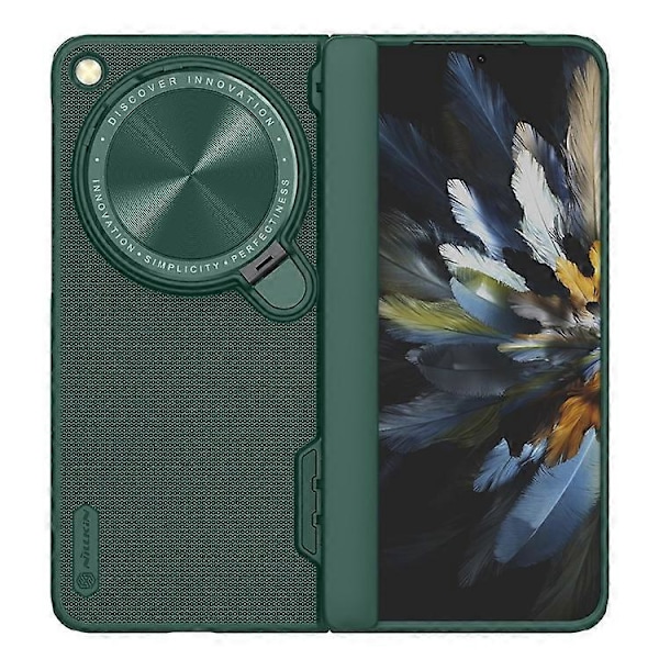 NILLKIN Super Frosted Shield Prop Kompatibel För Oppo Find N3 5G / OnePlus Open Fodral Kameralinsskydd Ställ Green