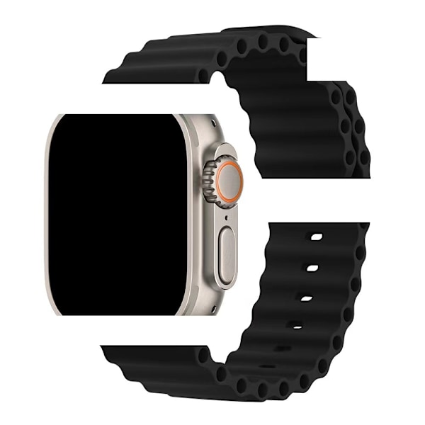 Urrem til Apple Watch iWatch 38/40/41mm Sort