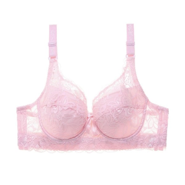 Dam BH BH Push Up BH Sexig Sömlös Bralette Spetsjustering Vanlig Bekväm Pink 42/95 B/C/D