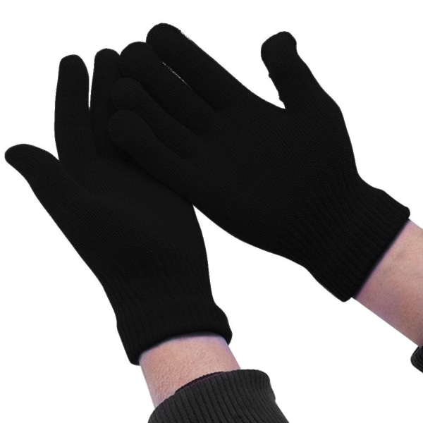 1 Par Magic Glove Flickor Pojkar Barn Full Finger Stretchy Stickade Vinter Varma Pick Handskar Blandade Färg Stickade Handskar 2 modeller red gloves