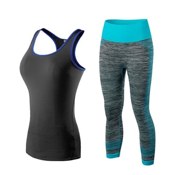 Yoga Set Sport Löpning Gym Träningsset Kläder träningskläder fitness kvinnor 2002Bpink5081pink M