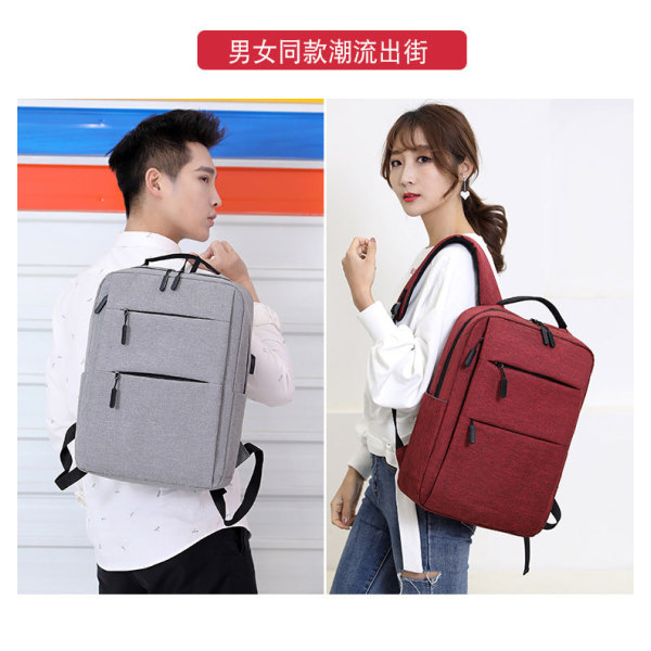 Canvas-reppu ulkoiluun ja vapaa-aikaan Grey 15.6in
