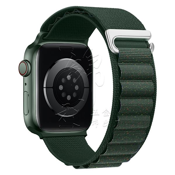 Klockarmband för Apple Watch iWatch 38/40/41/42mm Stjärnljusgrön