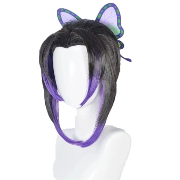 Aikuisten lasten Demon Slayer Kimetsu No Yaiba Anime Kimono Kanroji Mitsuri Cosplay -asu Kisatsutai Seksikkäät naisten Halloween-vaatteet Wig 3 160cm