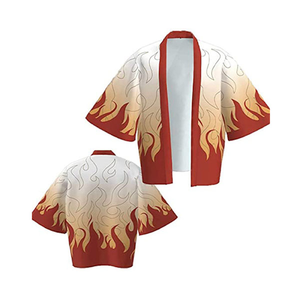 Demon Slayer Kimetsu No Yaiba Haori Kimono Cosplay Kostyme Kamado Nezuko Kåpe Skjorte Halloween Kostymer for Barn Voksen style7 6T