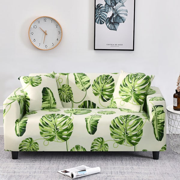 Blomstret Slipcovers Stræk Plaid Sofabetræk til Stue Elastisk Sofastolebetræk Sofahåndklæde Boligindretning 1/2/3/4-personers Pattern 26 1-seater 90-140cm
