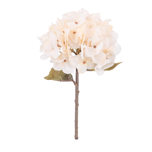 Konstgjorda blommor hortensia gren hem bröllopsdekor höst siden plastblomma hög kvalitet falsk blomma festrum dekoration Red