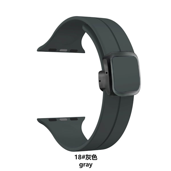 Kellon ranneke Apple Watch iWatch -kelloon Soveltuu: 1/9 sukupolvi SE 38/40/41/49mm 12 harmaa
