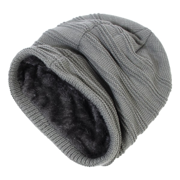 Hatt- och halsduksset för män och kvinnor, höst och vinter, nytt utomhus, köldtåligt, varmt med sammetstickad hatt och halsduk, 2-delat set Beige