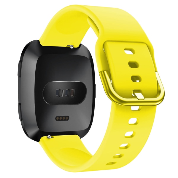 22mm pehmeä silikoni ranneke Fitbit Versa -kelloon, korvaavat lisävarusteet, rannekoru, ranneke Fitbit Versa -kellon rannekkeisiin Wine red 22.5mm