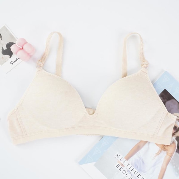 Push Up BH Samlande Bralette Underkläder Sovtoppar Bomull BH Utan Bygel Sexig Tunn Sömlös Intim Mjuk Dam Bralette Toppar Purple 34/75